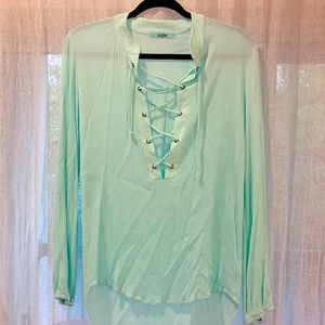 Karlie lace up shirt